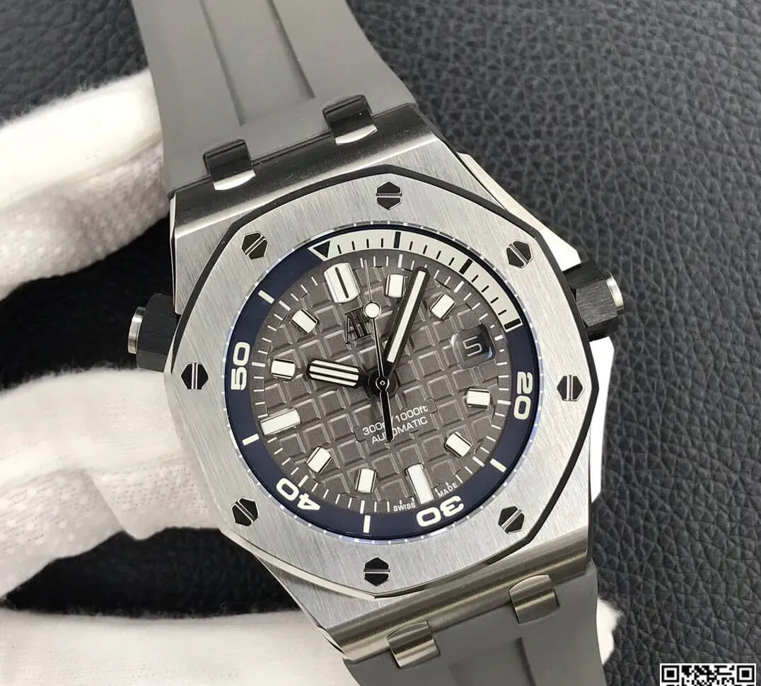 Audemars Piguet Royal Oak Offshore 15720ST.OO.A009CA.01 BF Factory 1:1 Best Edition Replica Watch Rubber Strap